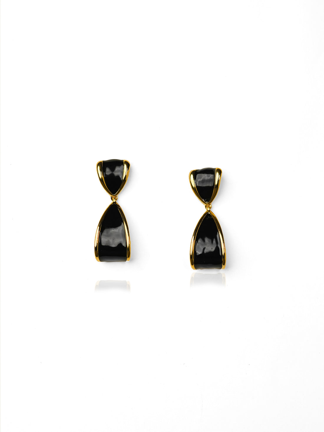 Noir Muse Drop Earrings