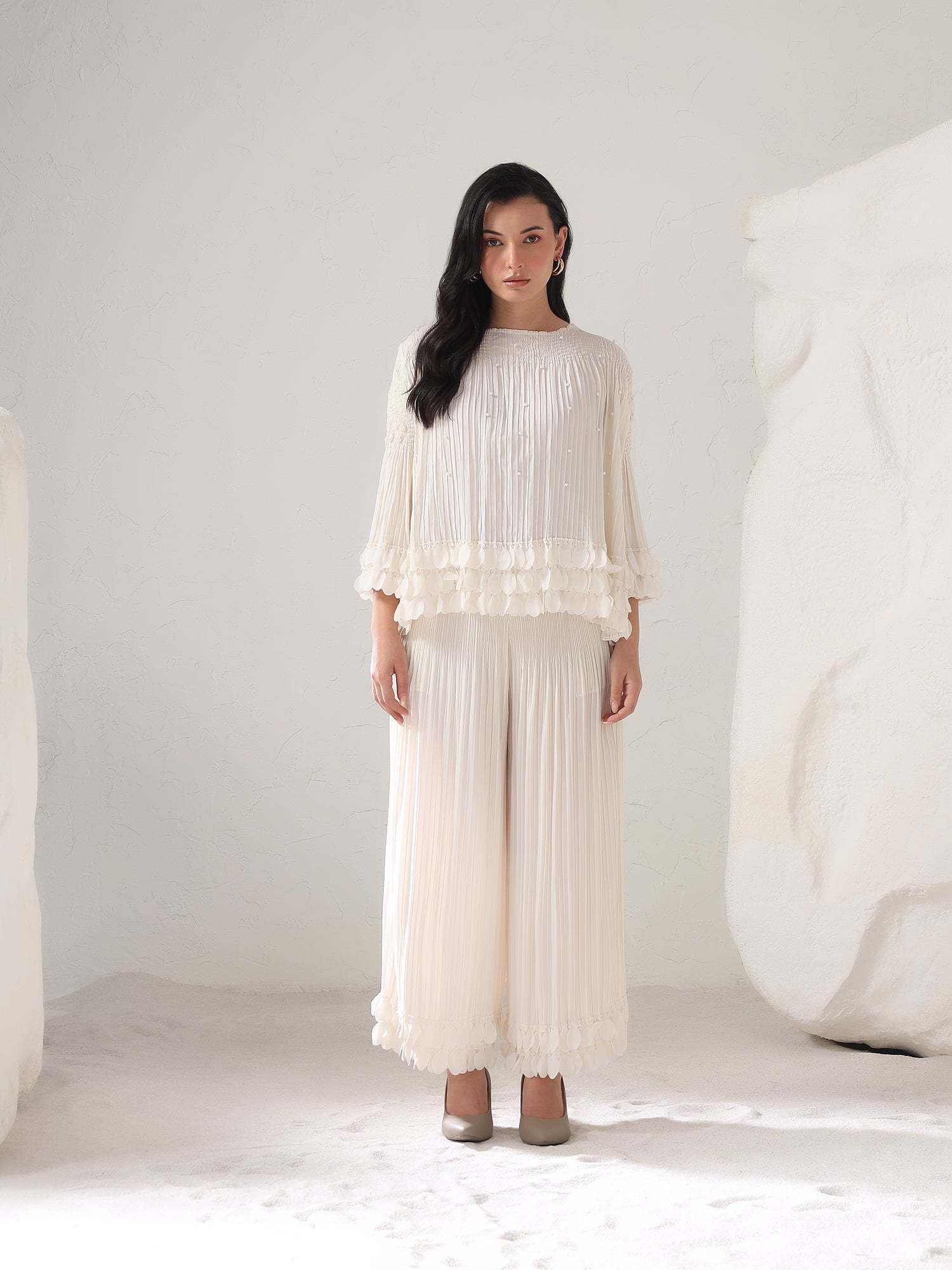 Solyra Pleated Co ord Set
