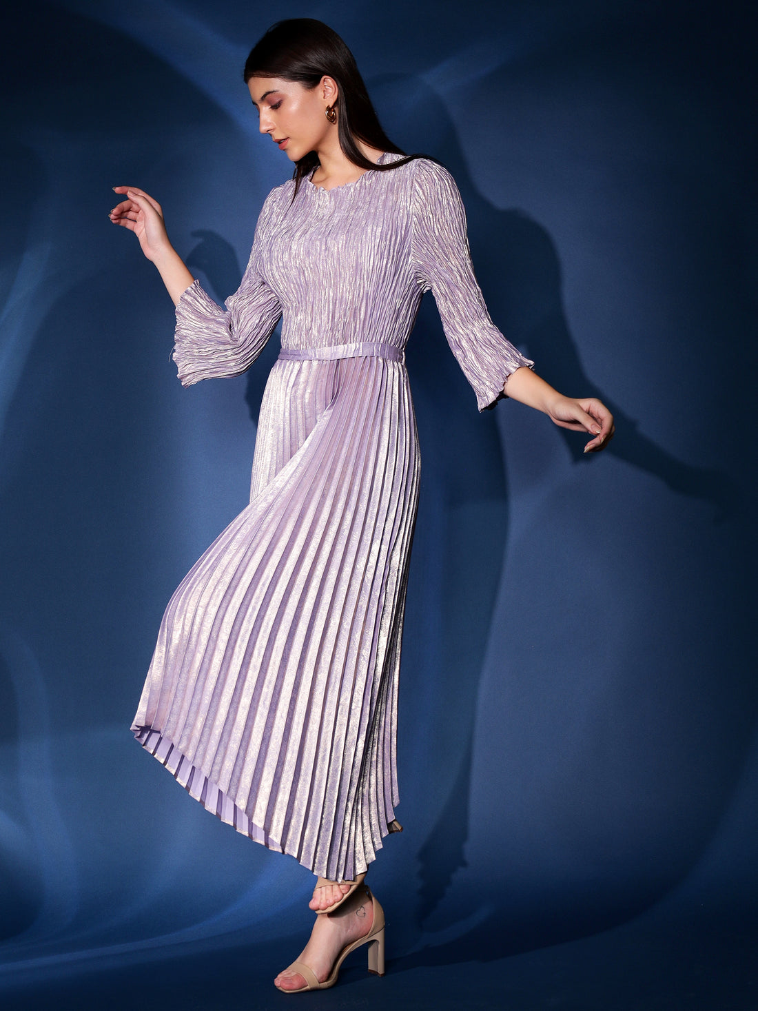 Luna Metallic Dress