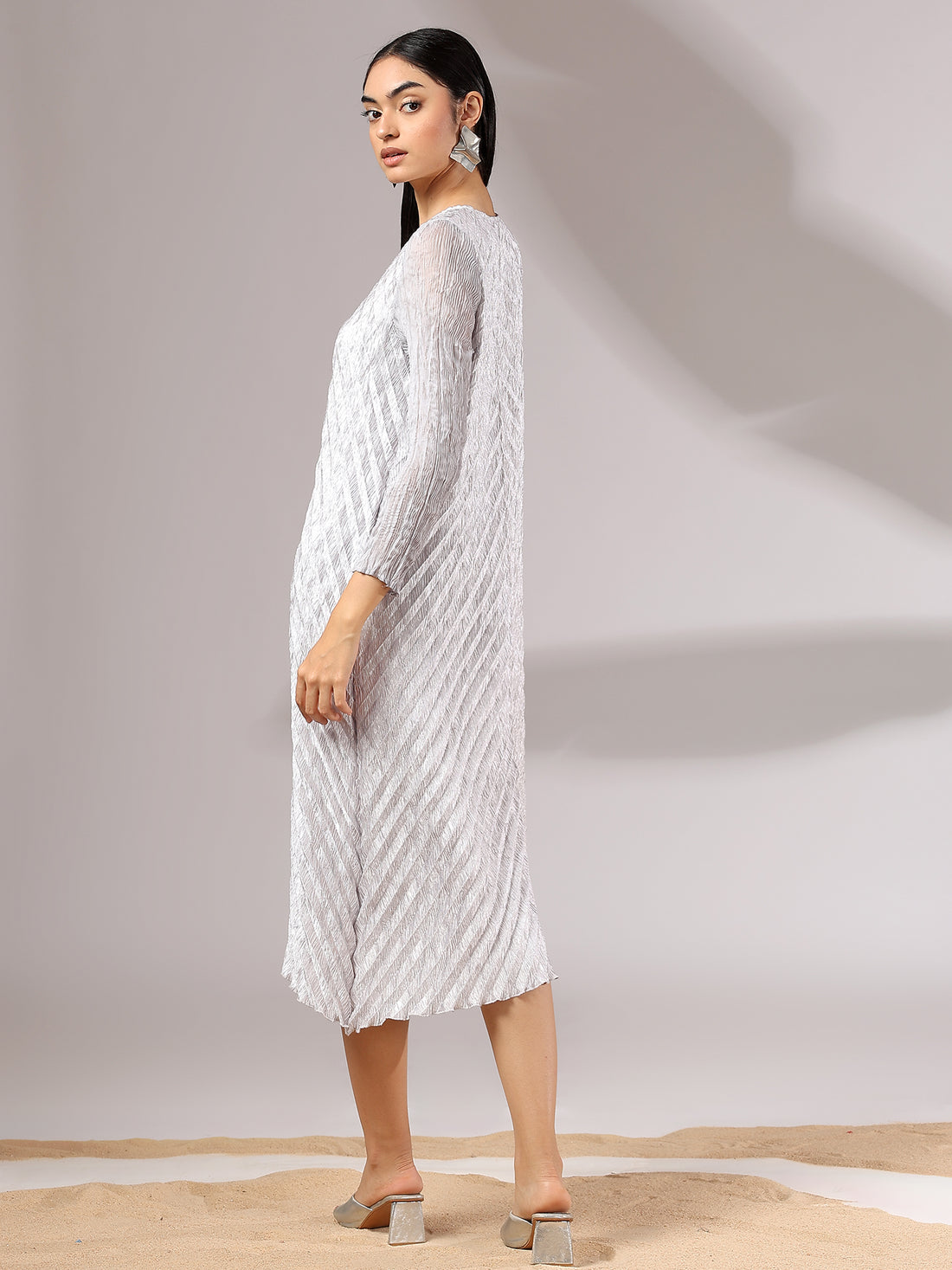 Sylva Metallic Dress