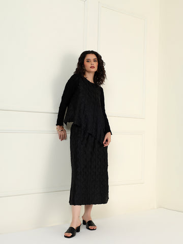 Elysia skirt set in Black