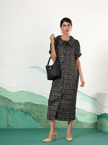 Luxeline Metallic Dress