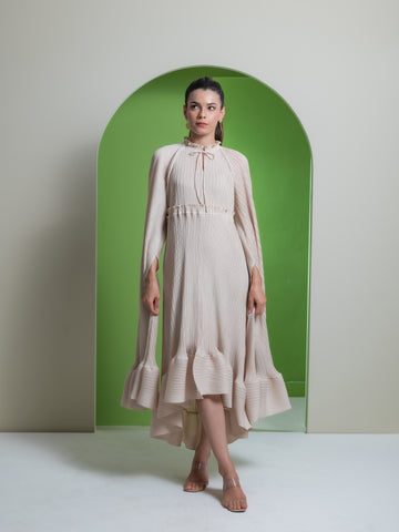 Celestial Pleated Dress