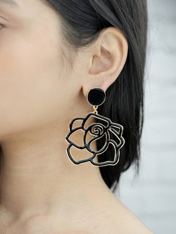 Noir Bloom Earrings