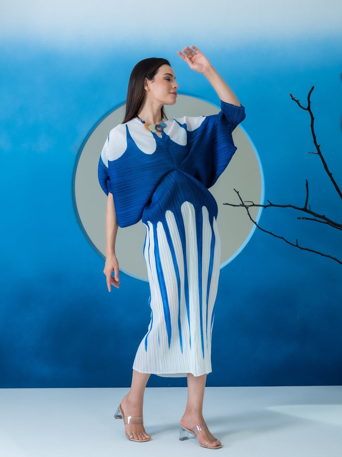 Eclipse Pleated Dress