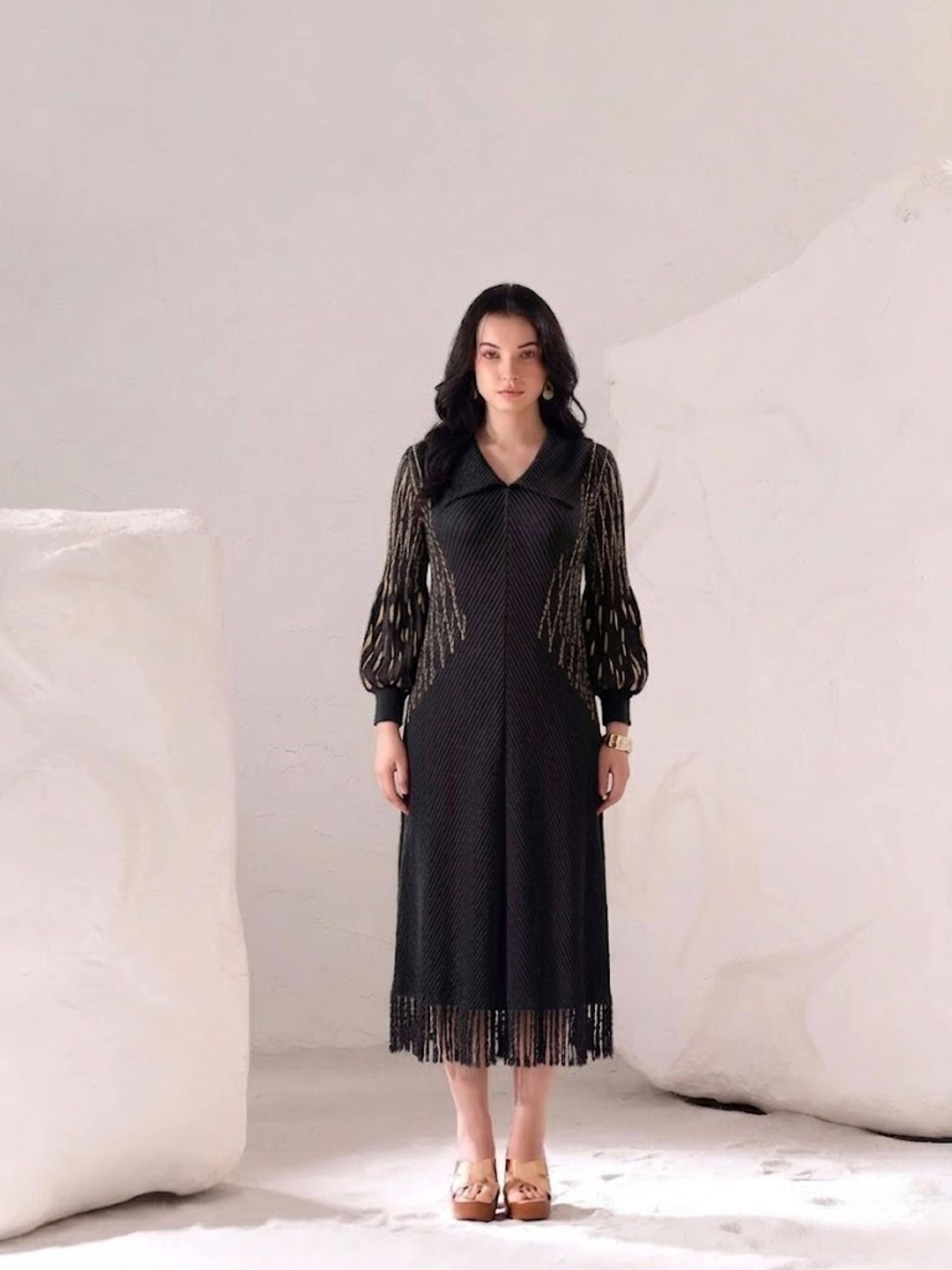 Solistice Metallic Dress