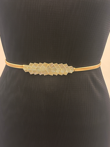Boho Tri Gold Belt