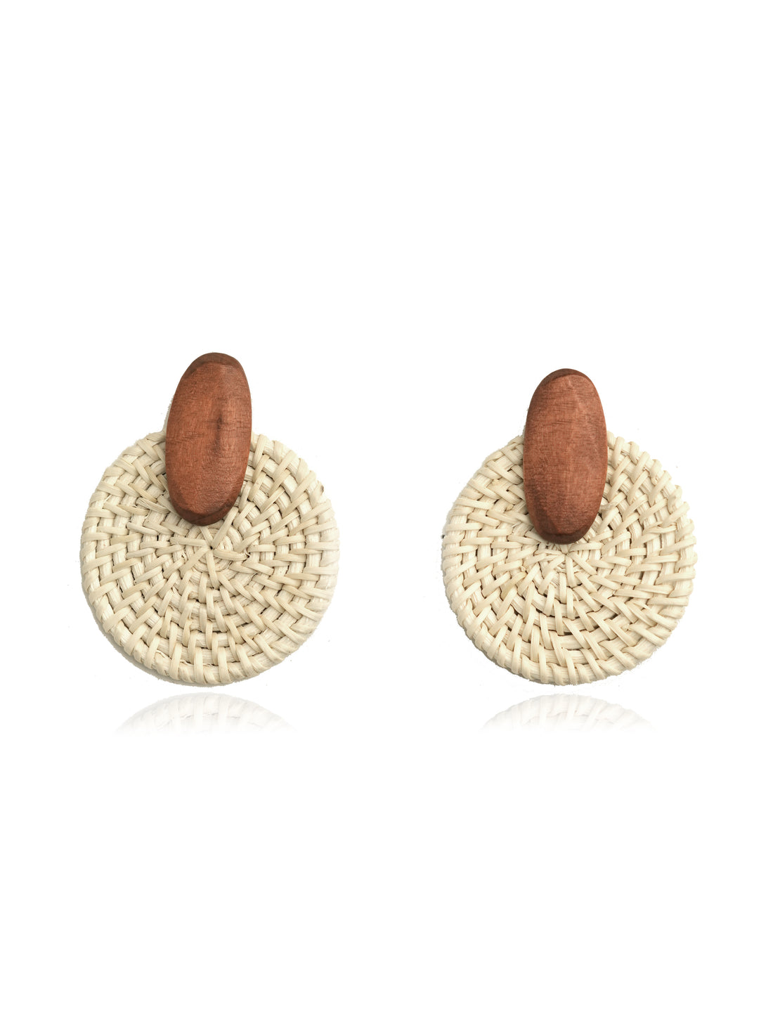 Solea Woven Circle Earrings