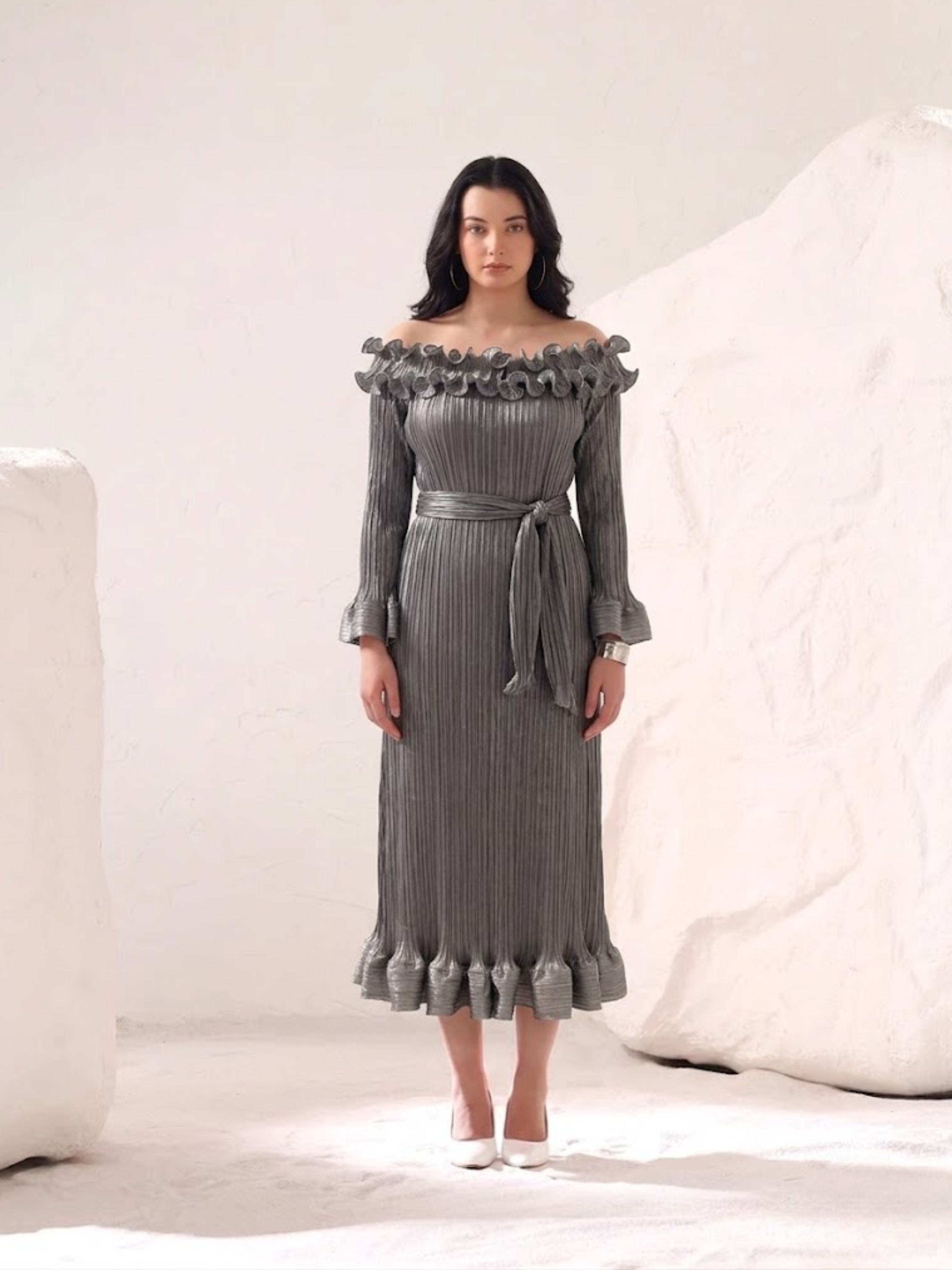 Cirel Metallic Dress