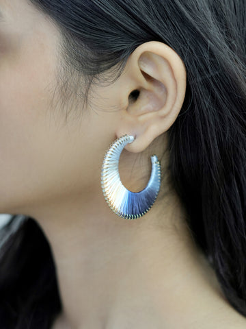 Aurora Spiral Hoops