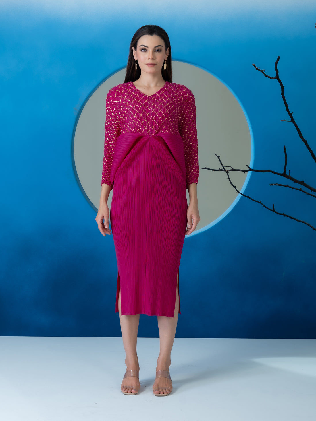 Vivacity Pleated Dress