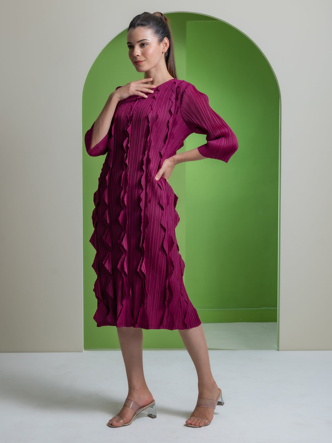 Willow Pleated Dress