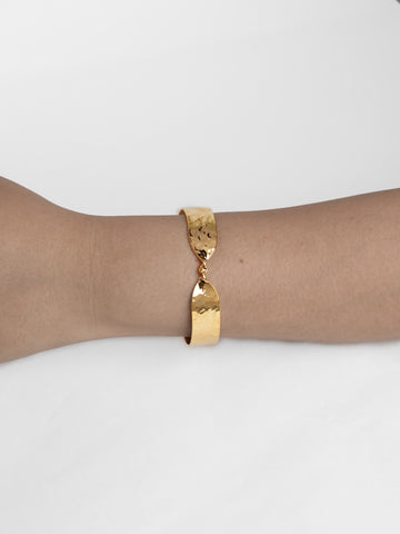 Gilded Ripple Bracelet