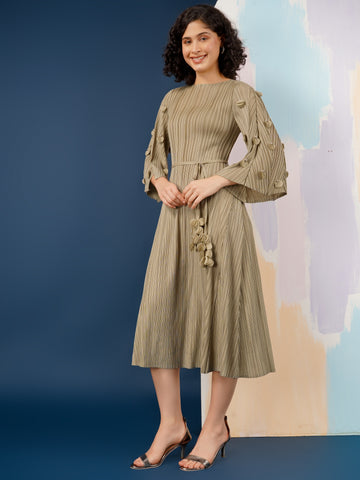 Cress Pleated Dress