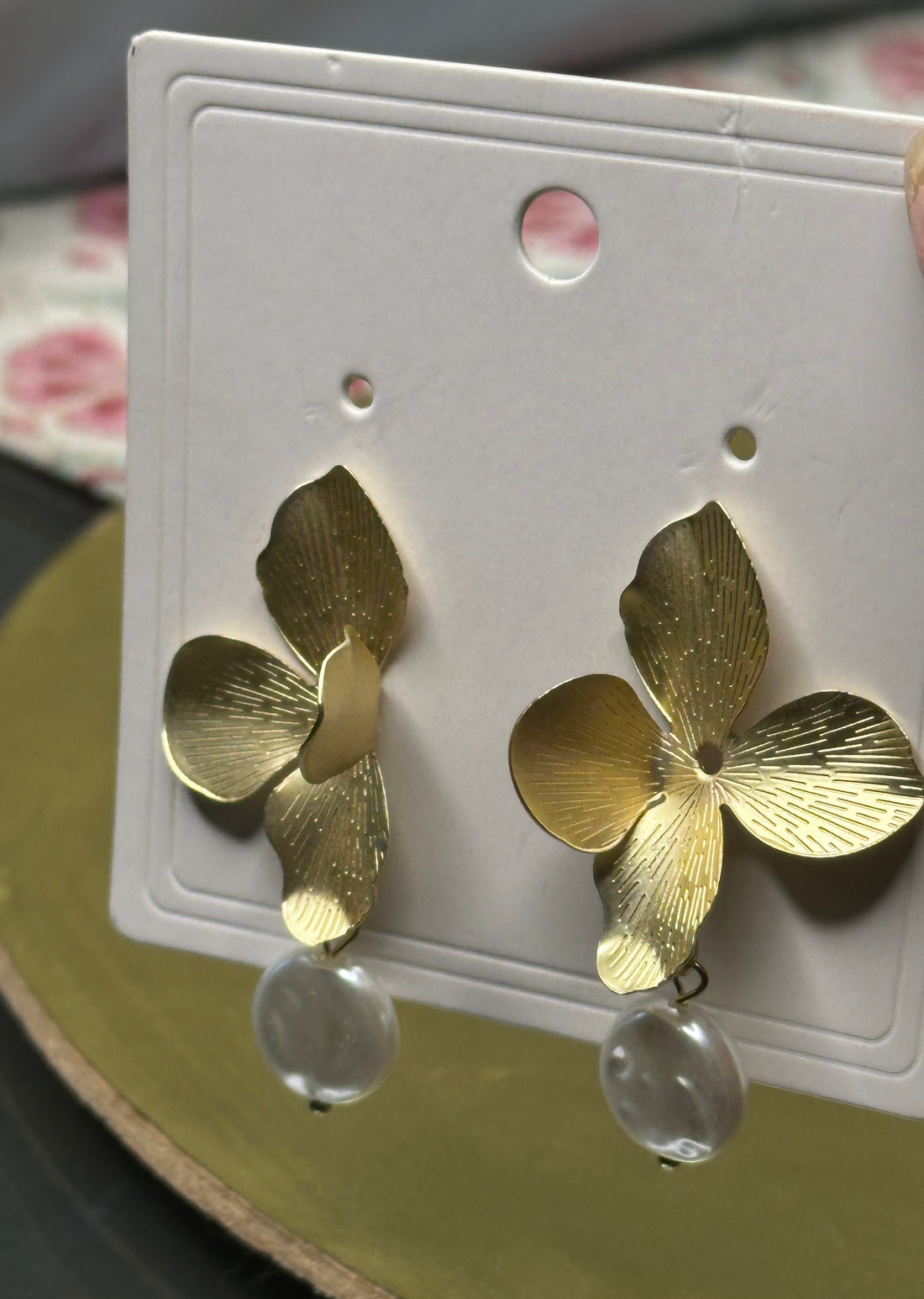 Riyah Gold Drop Earrings