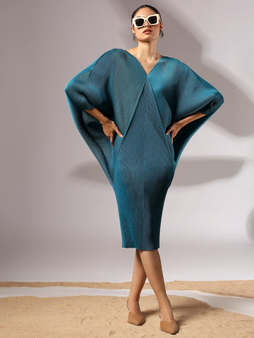 Ripple Drape Dress