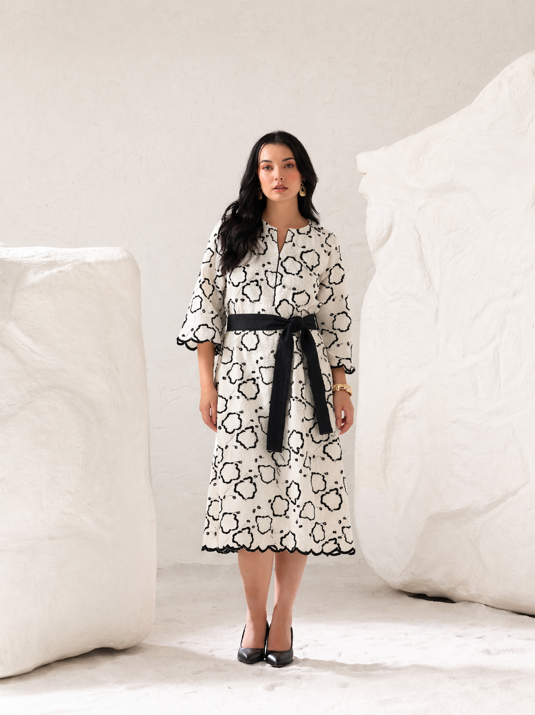 Siera Embroidered Dress