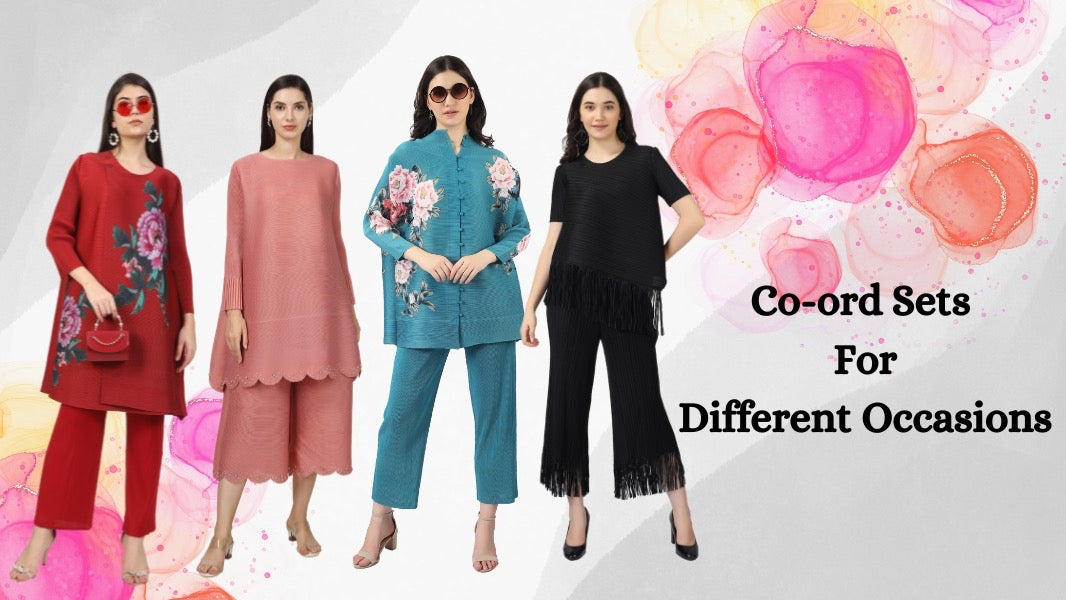 Types of co-ord sets for different occasions