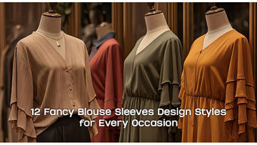 12 Fancy Blouse Sleeves Design Styles for Every Occasion