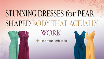 dresses for pear shaped body