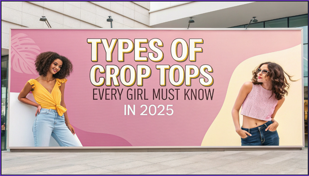 Types of Crop Tops Every Girl Must Know in 2025