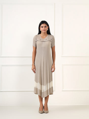 Saira Pleated Dress