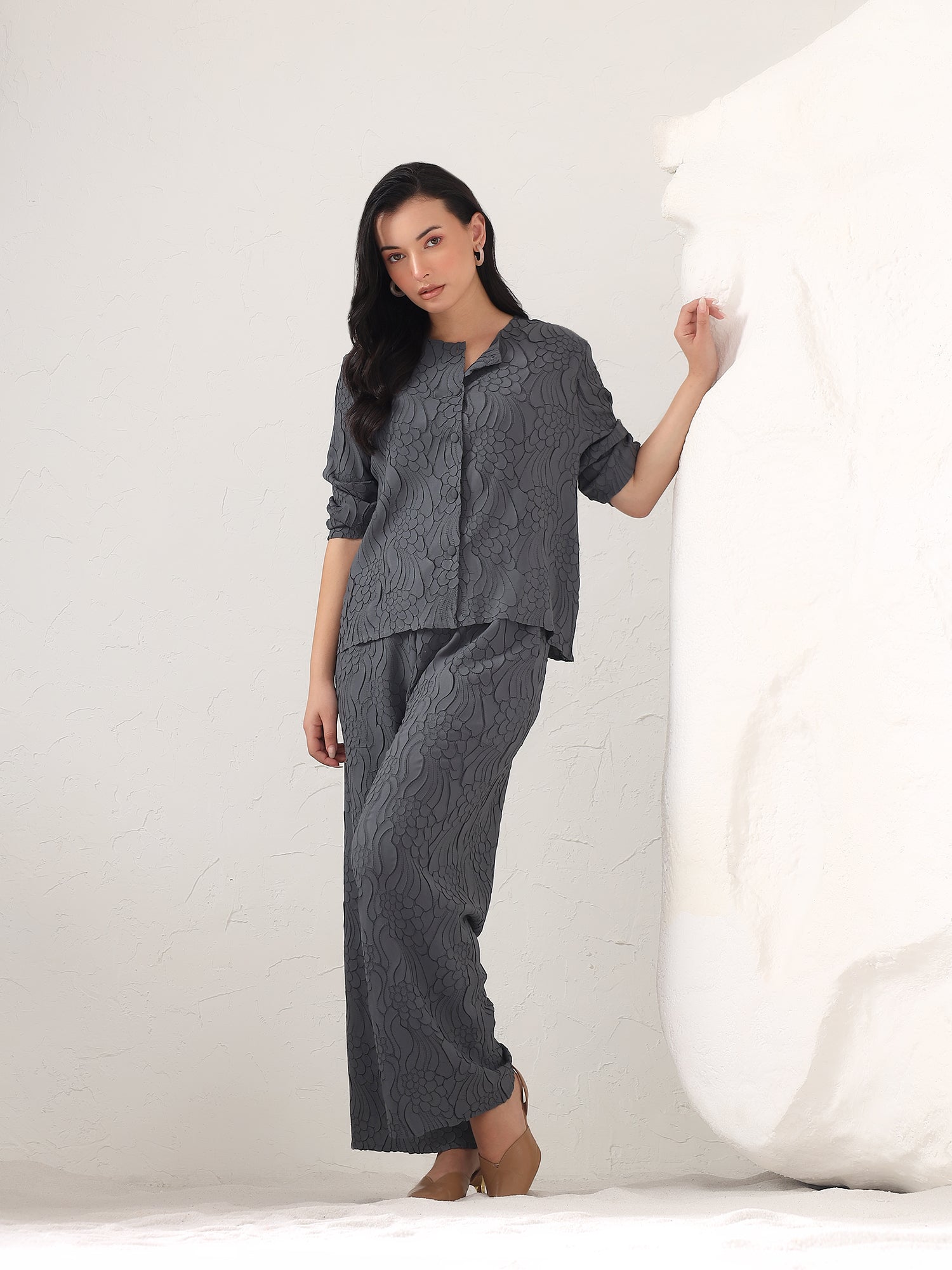 Aurette Pleated Co ord Set