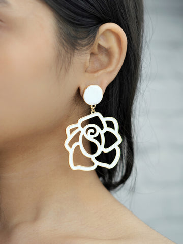 Roselle Bloom Earrings