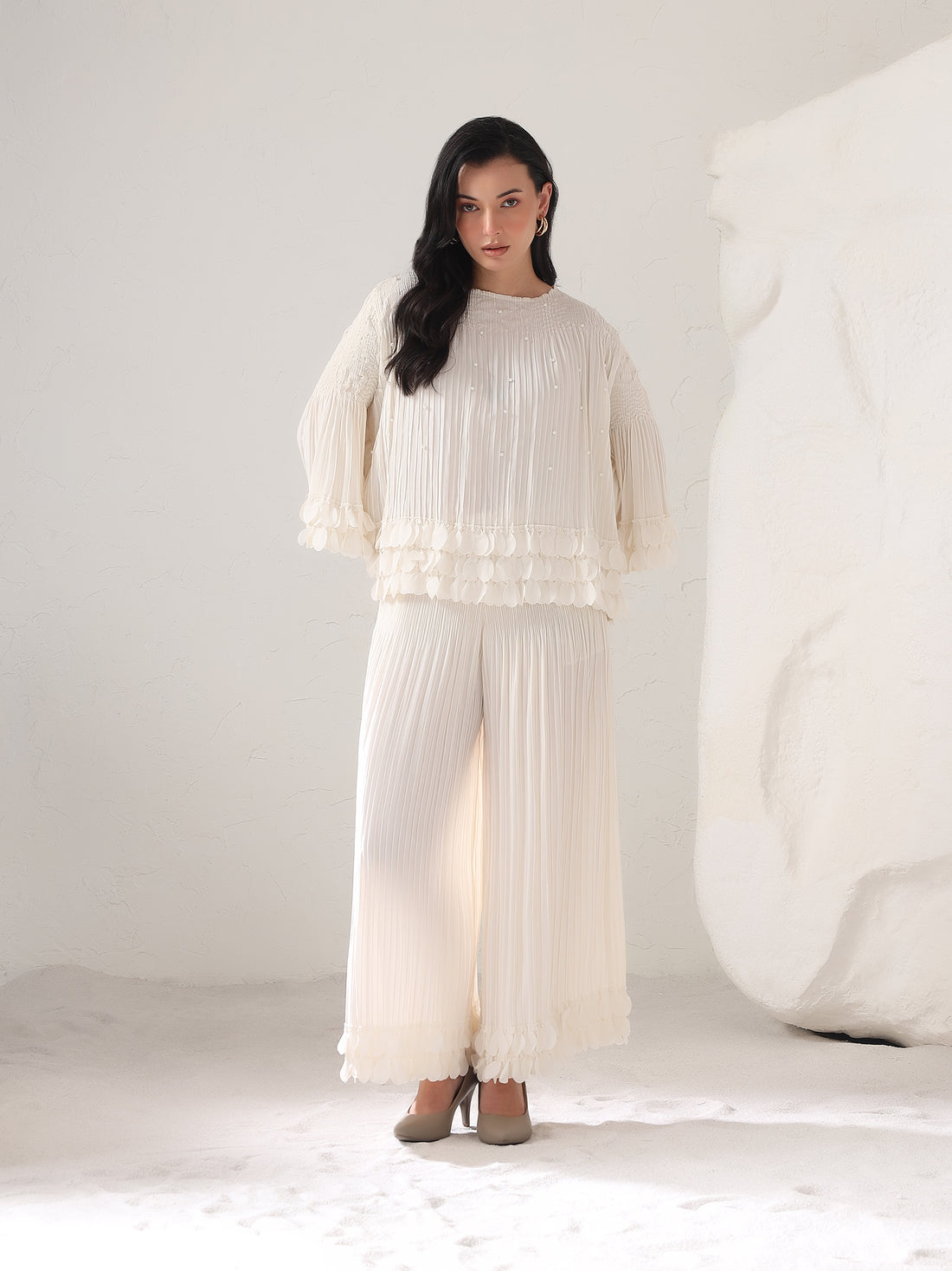 Solyra Pleated Co ord Set