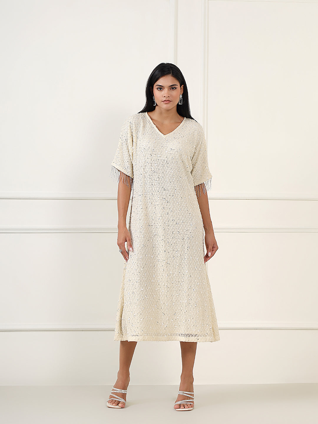 Viana Fringe Dress