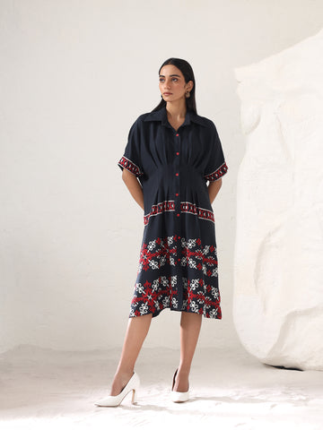 Carlo Embroidered Dress