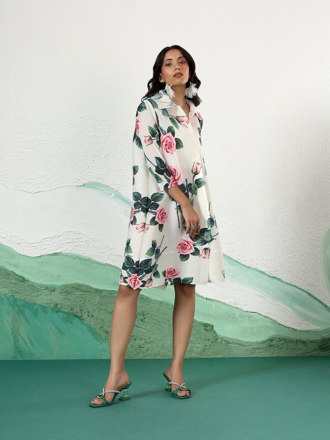 The Rose Shirt Dress