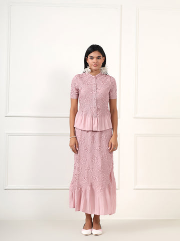 Nelia Pleated Co ord Set