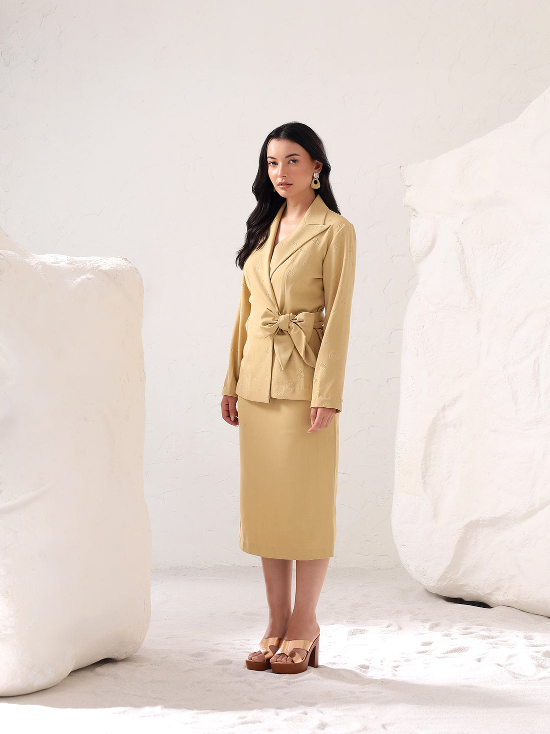 Aurelia Flower Blazer Set