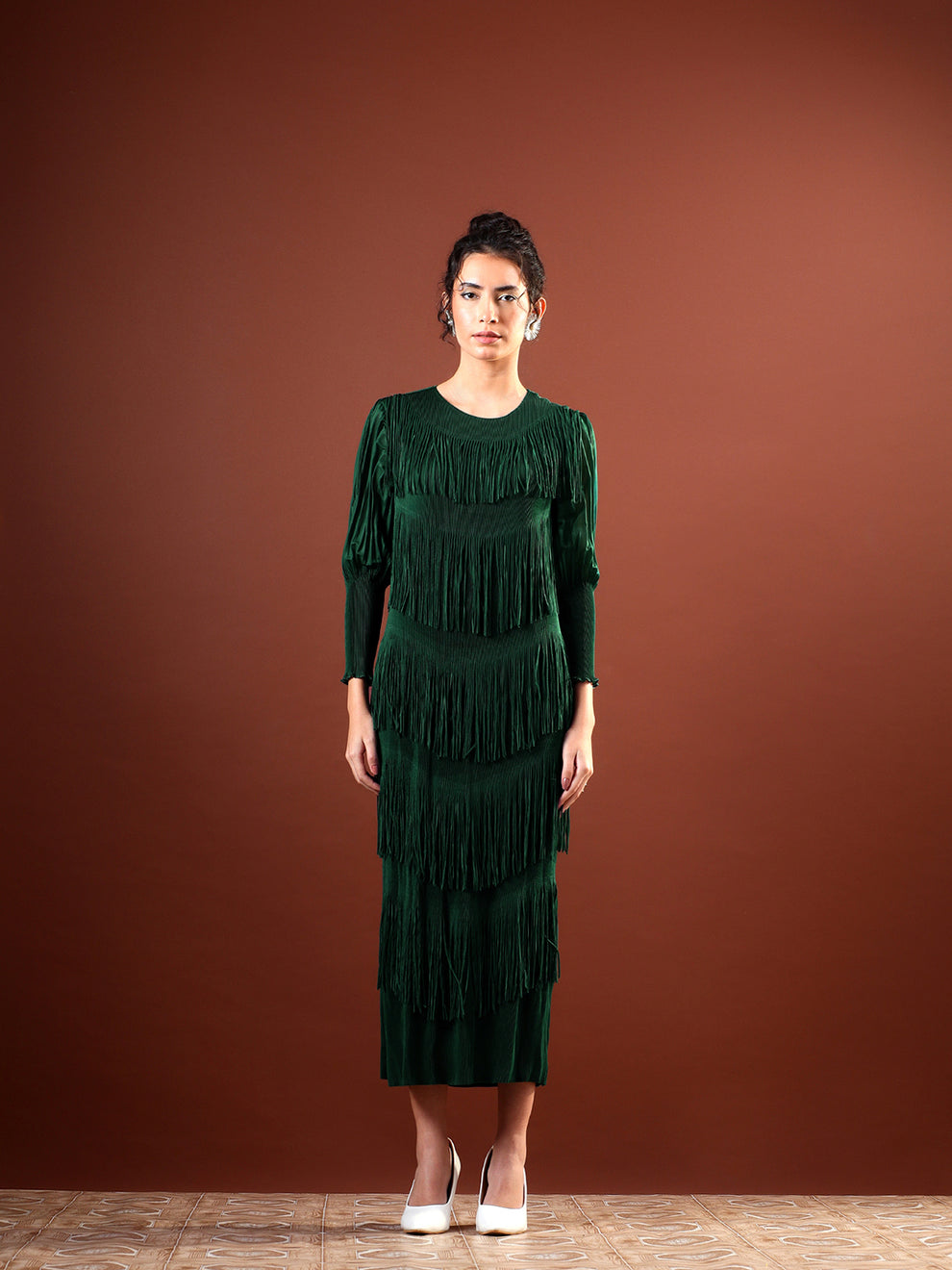 Velia Fringe Dress