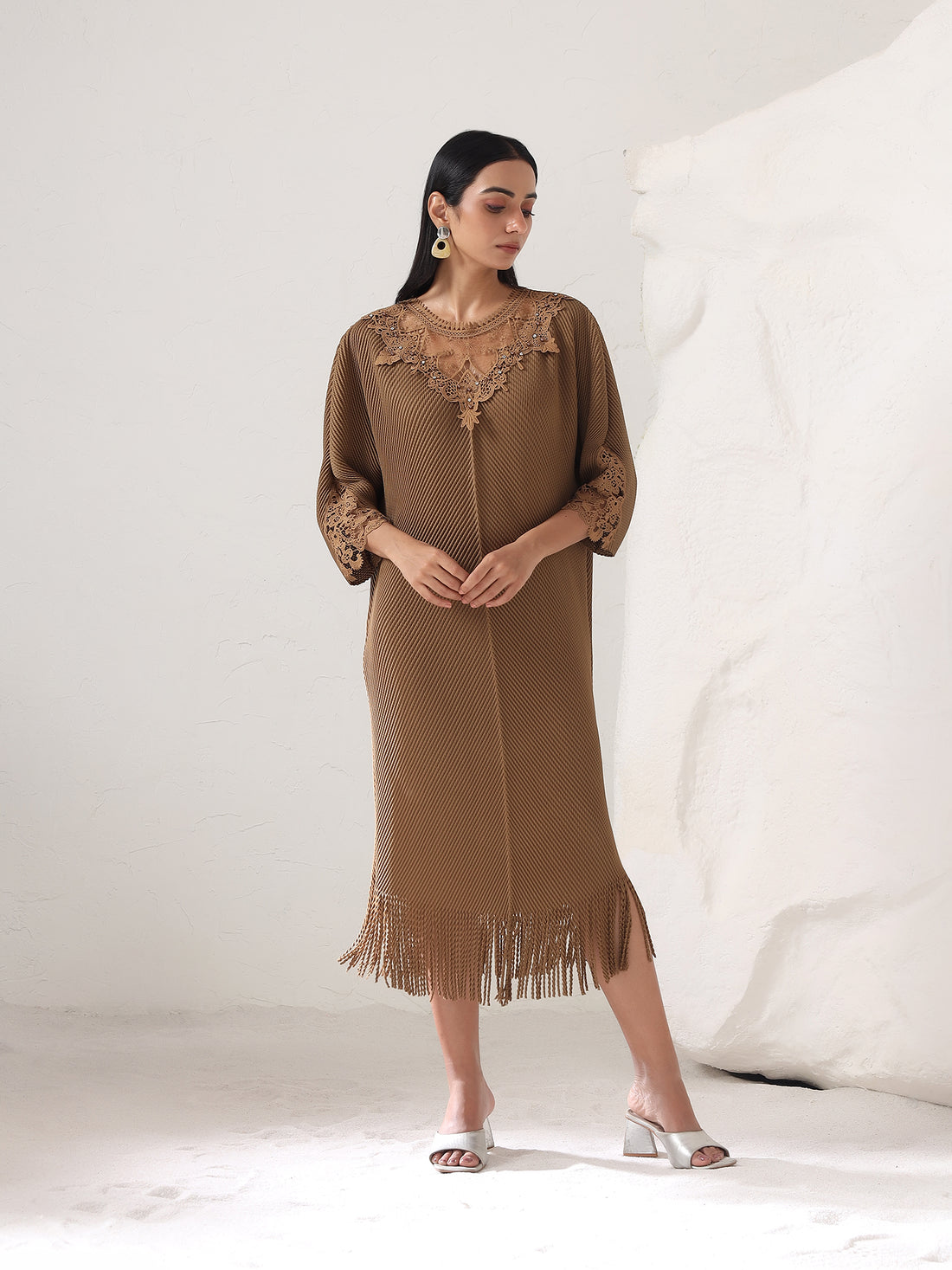 Ophira Pleated Dress