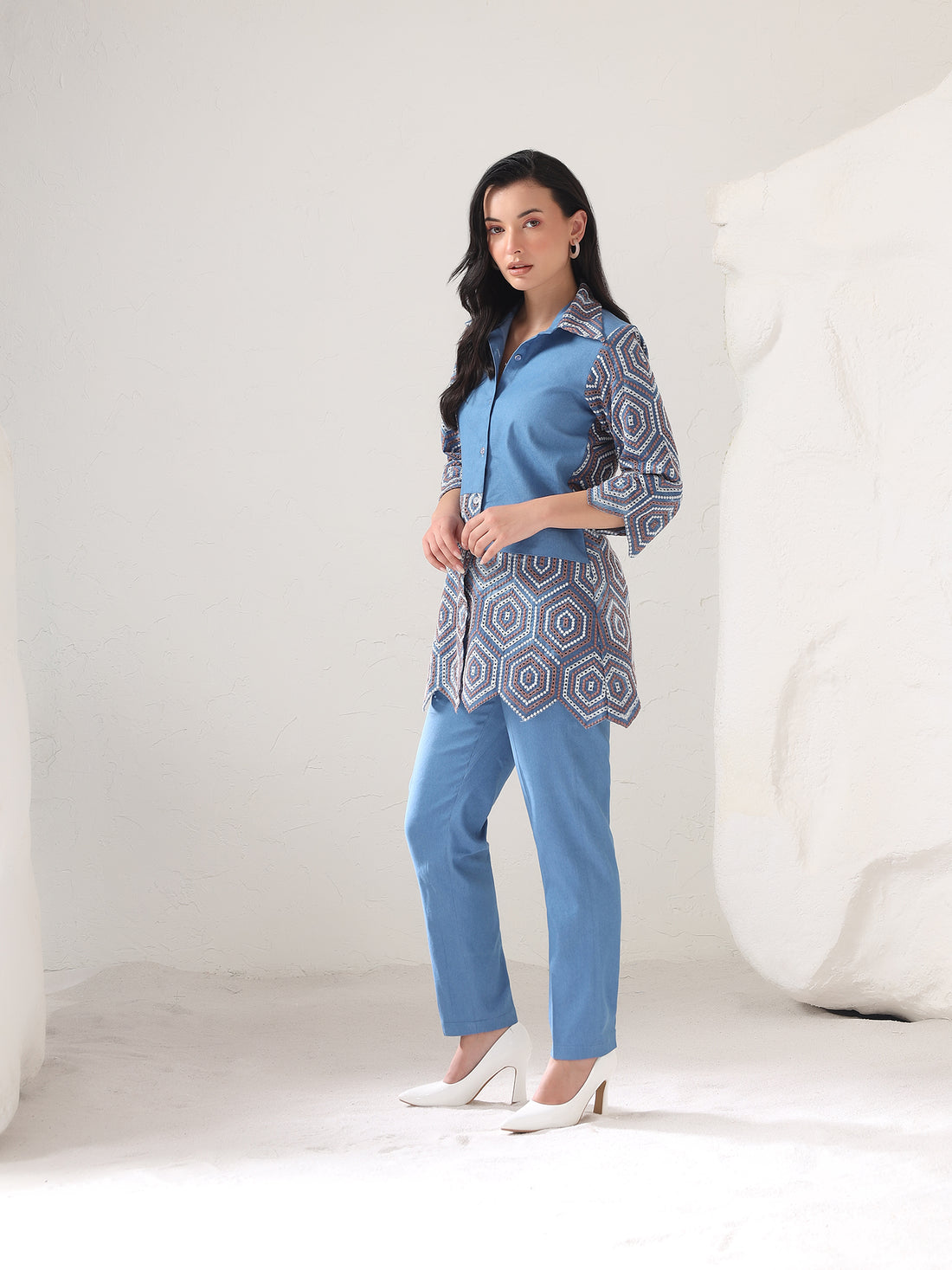 Hexa Denim Co ord Set