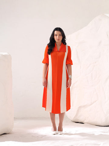 Vertique Pleated Dress