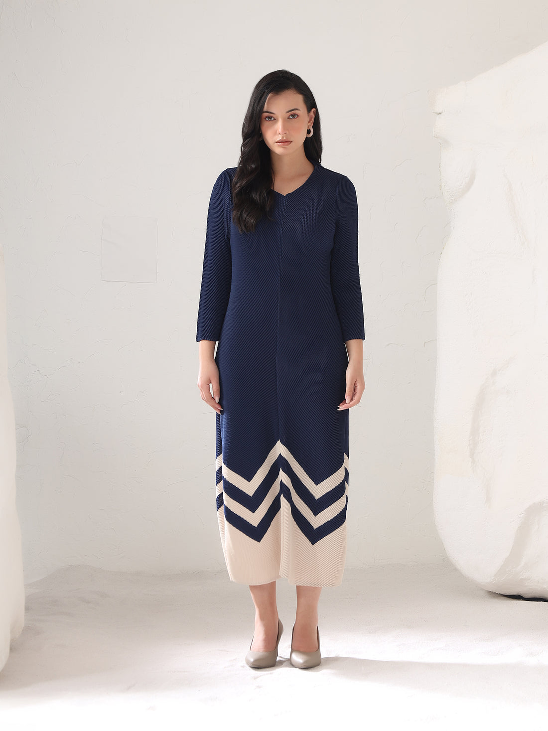 Loris Pleated Dress