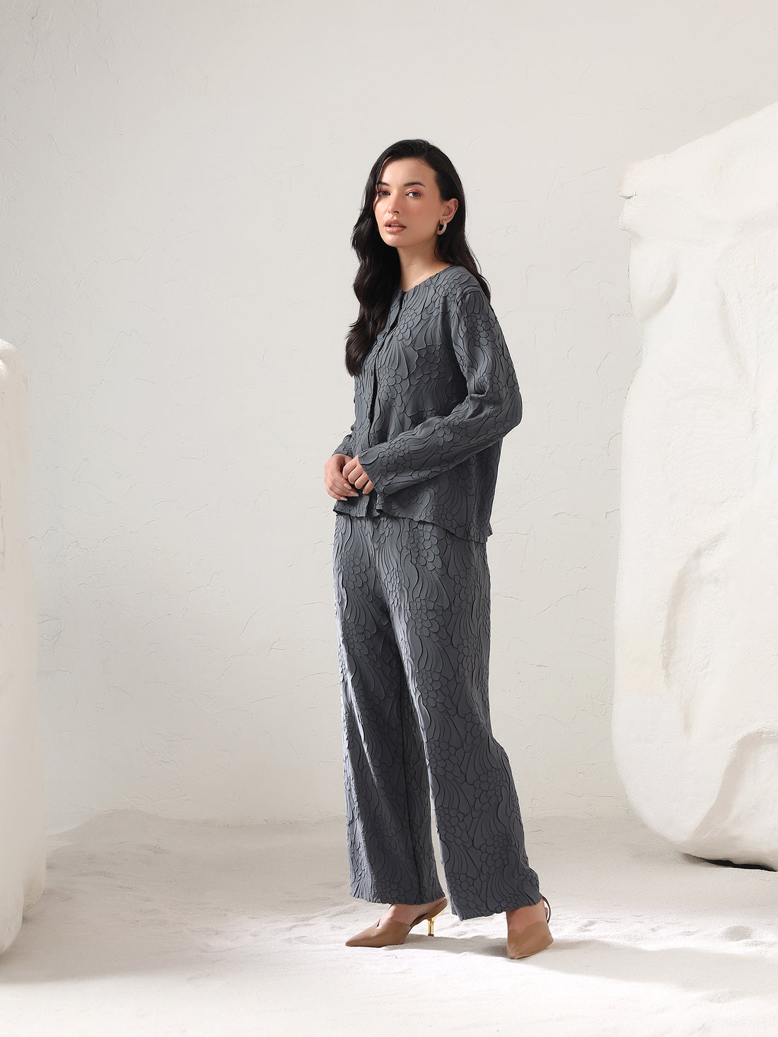 Aurette Pleated Co ord Set