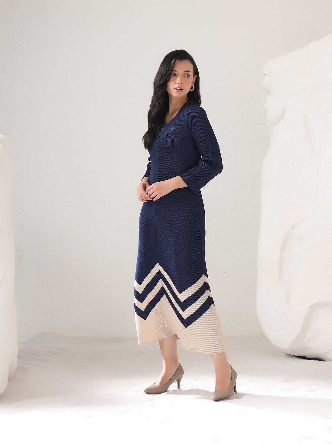Loris Pleated Dress