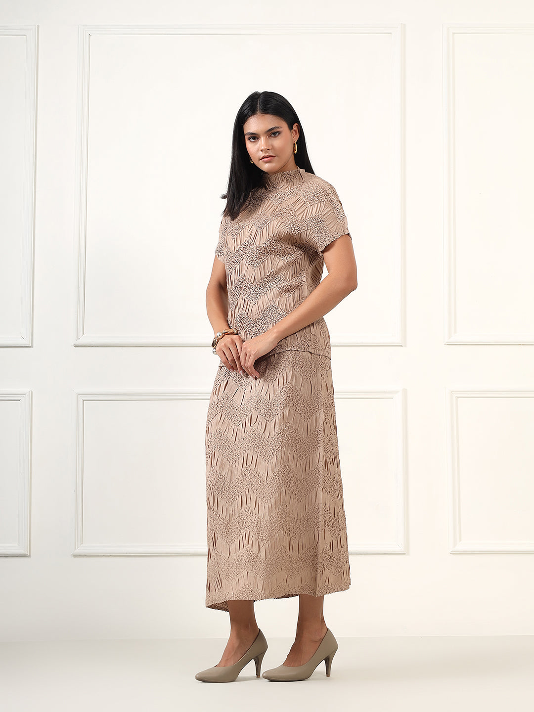 Brenna Pleated Co ord Set