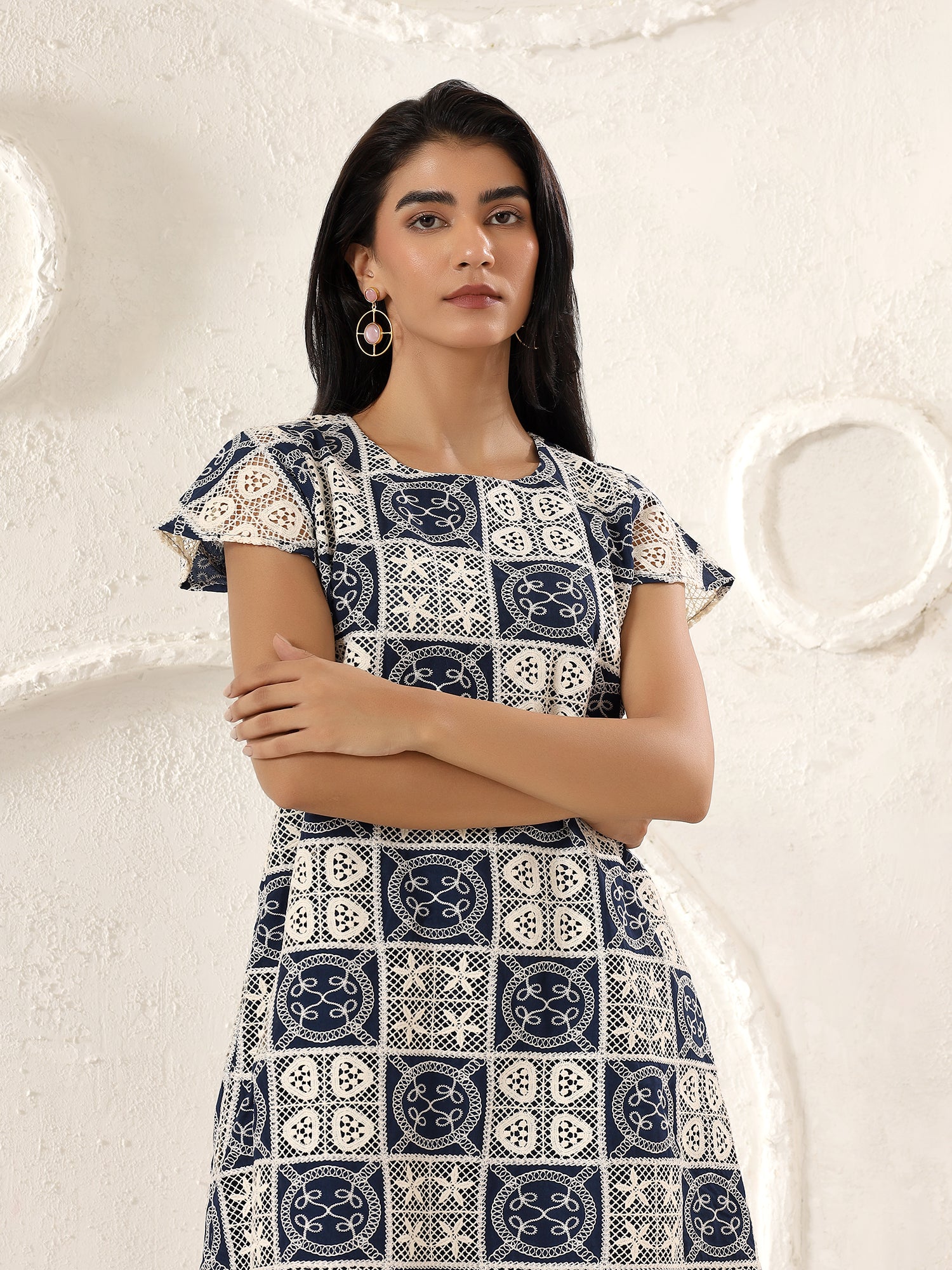 Indigo Mosaic Coord Set
