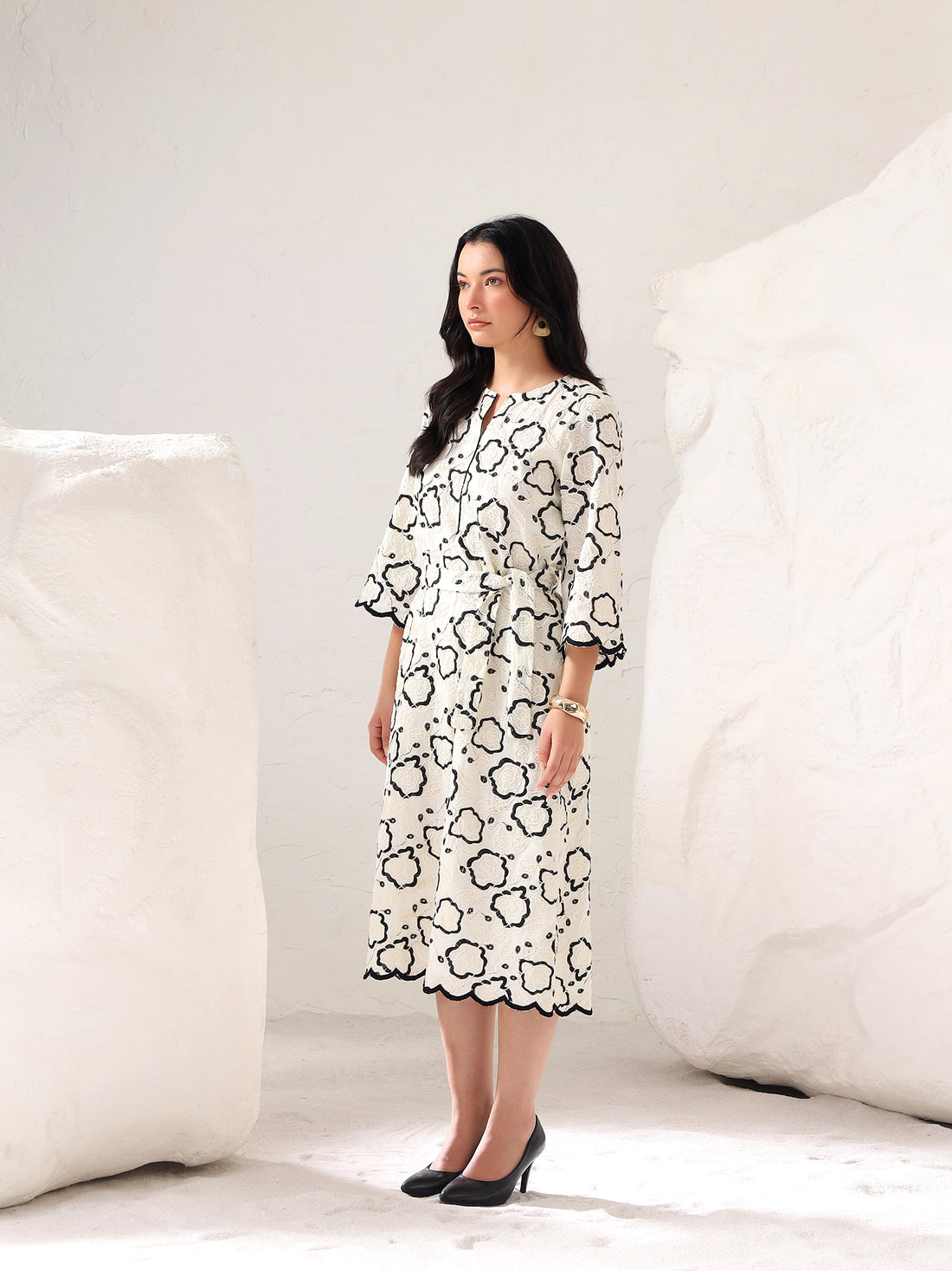 Siera Embroidered Dress