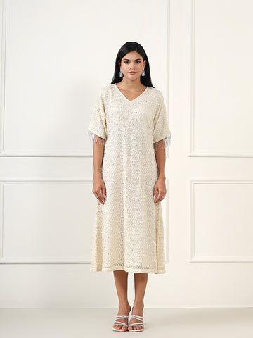 Viana Fringe Dress