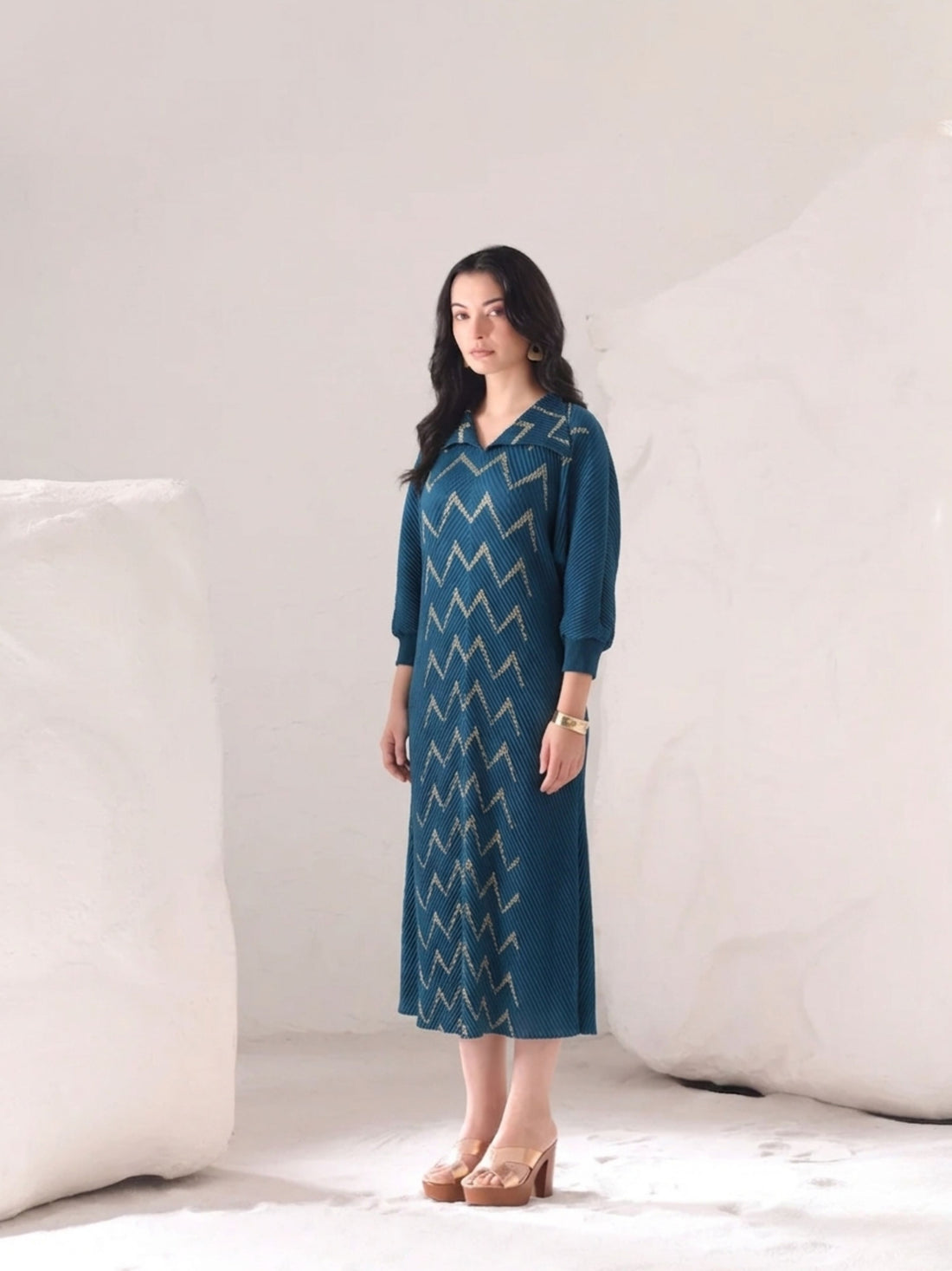 Myora Metallic Dress