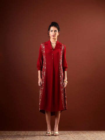 Sephia Pleated Dress