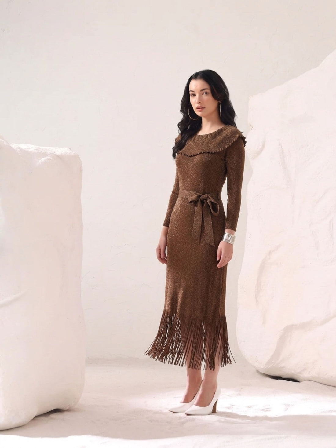 Calista Fringe Dress