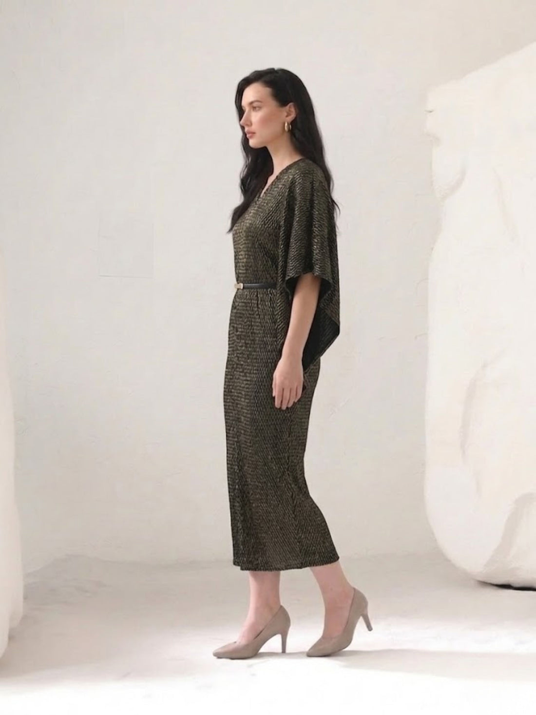 Auric Metallic Dress