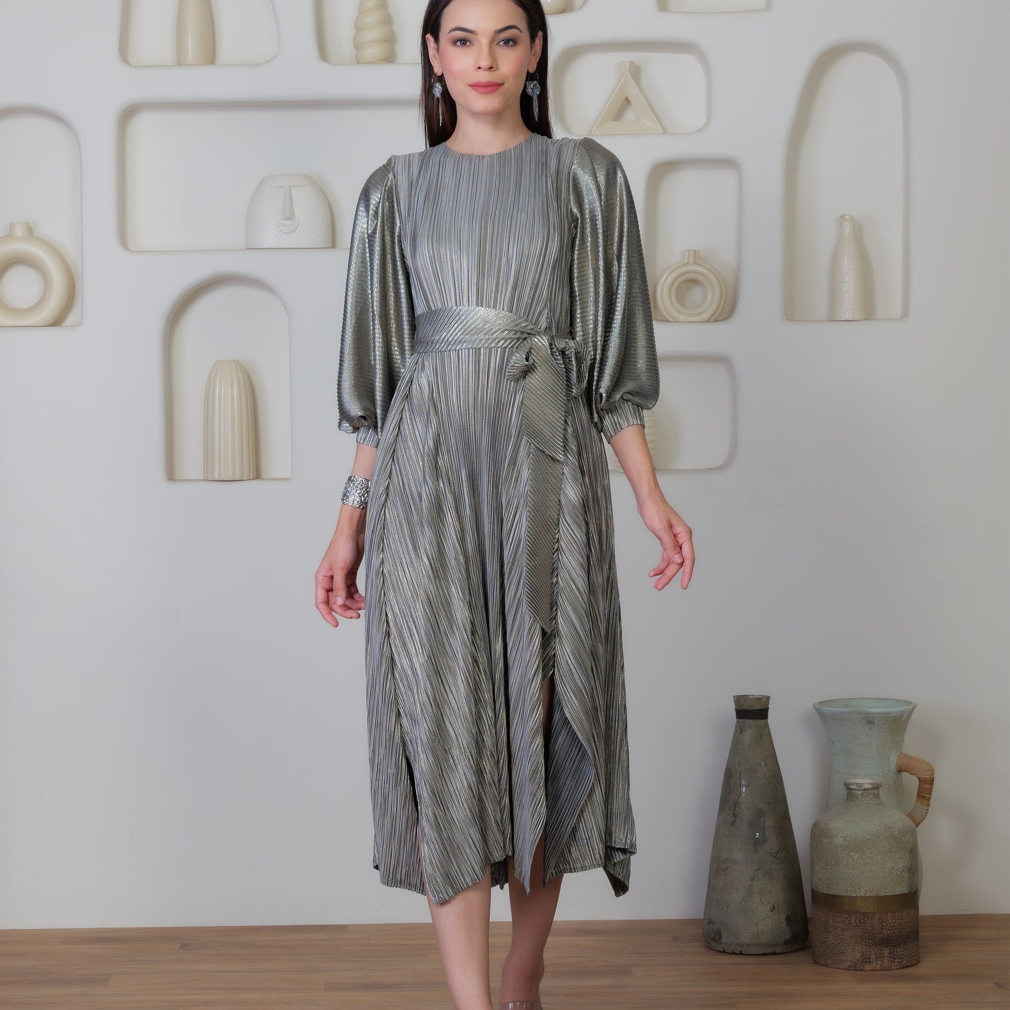 Euphoria Metallic Dress